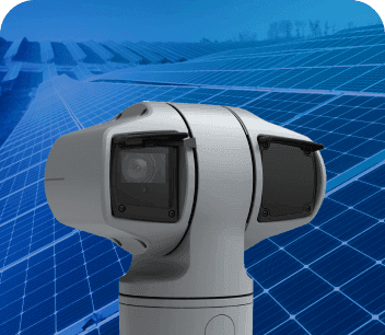 Security Monitor - Câmera PTZ com painéis solares